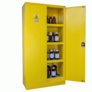 Armoire de sécurité produits dangereux haute 2 portes 240 L - AL305 - Jaune_1