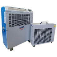 Climatiseur professionnel mobile CM 65 T SPLIT - 6,8 kW - débit d'air 1020 m³/h - avec écran LCD et tuyau de 10 mètres_1