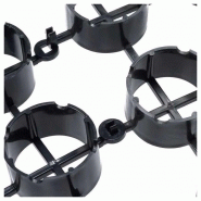 Dalle alvéolées à gazon - 50 x 50 cm - 4 plaques - F-AME001_1