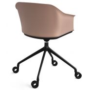 Moli swiveling - Chaise de bureau ergonomique avec placet d’assise en tissu - Sitis_1