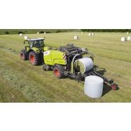 Rollant 455 / 454 uniwrap - enrubanneuse agricole - claas kgaa mbh - balles de 1,25-1,35 x 1,20 m_1