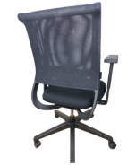 Fauteuil ergonomique Sedus Netwin Noir d'occasion - dossier double résille, assise confortable_1