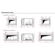 Alvipack - Caisson de ventilation PiAIR2 avec isolation double paroi 25mm - faible hauteur_1