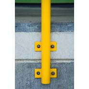 Barrières de sécurité à bétonner - acier, utilisation intérieure et extérieure, revêtement époxy ou galvanisé_1