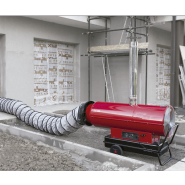 Chauffage diesel portable avec cheminée - Puissance de 34 à 90 kW pour locaux industriels fermés - AN_1
