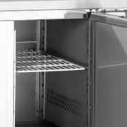 Comptoir à pizza GN1/1 GP93 Inox L1365mm 16444 TEFCOLD_1