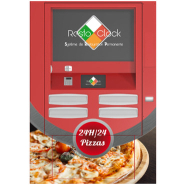 Machine à pizza libre-service rapide et compacte Multiquattro - Capacité 64 pizzas - Distributeur connecté avec système multi-fours_1