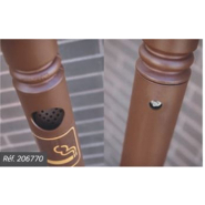 Potelet cendrier - pratique et harmonieux pour le mobilier urbain - contenance 1500 mégots_1