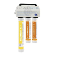 Triple filtre sous évier PRO-Logico Aqua Premium UF 12 - avec compteur et réducteur_1