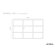 Verrière d'intérieure style orangerie sur mesure - Profilés en acier fabriqués à la main_1