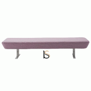 Banquette d'accueil Emma en tissu - Softline - Feld Bleu 858_2