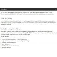 RCT - Hayon élévateur Maxon avec feux arrière intégrés et plate-forme encastrable_1