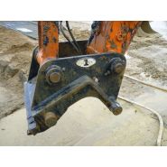 Attache rapide compatible avec tiltrotator ou rotator 360°