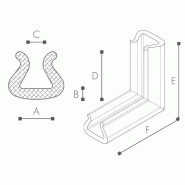 Coin en U - 515752 – 57 mm_1