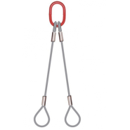 Elingue câble 2 brins 2 grandes boucles Référence 4731_1