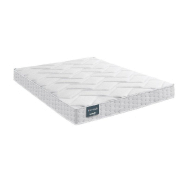 Ensemble lit Dunlopillo 160x200 cm - Matelas EUGEN 20 cm - Sommier déco gris avec pieds_1