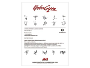 Urban Gym - Panneau d'Information en Acier Peint à la Poudre - Dimensions 0,77 x 0,29 x 1,83 m_1