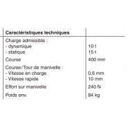 Cric chandelier pour remorque - haacon - capacité de charge de 15 t_1