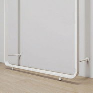 Cadre tube 60x20mm angle rond Pas 36 mm L1250xH3000mm - blanc_1