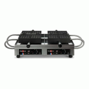 Gaufrier éléctrique double, ouverture 180 degrés - 4x6 Fruits | Krampouz - WECAJB_1