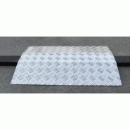 Rampe pour personnes à mobilité réduite - largeur 700mm - aluminium gaufré antidérapant - capacité 200kg_1