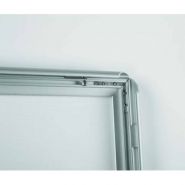 8062 ECO - Cadre porte-affiche à clapets LED Afix Diffusion - Format A4 - Aluminium anodisé, éclairage LED_1