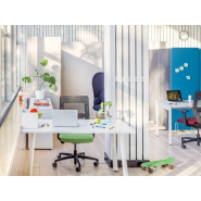 Bureau administratif droit OGI A - design contemporain et élégant - nombreuses dimensions et finitions_1