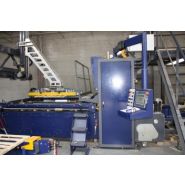 Équipement d'assemblage de plateaux et blocs pour palettes