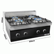 Cuisinière à gaz - 23 kW - 4 brûleurs  - Mario 700 | GGM -GHK873M_1