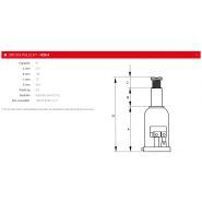 HBC-8 - Cric bouteille Sam Outillage - Capacité 8T - Soupape de sécurité et limiteur hydraulique_1