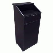 Meuble desserte d'accueil restaurant - NOIR_1