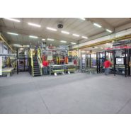 Palettiseur automatique AC520 Arrow - Clevertech France - Transfert de couche à 90° avec alimentation en hauteur_1