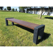 Banquette SIS B UM337B en plastique recyclé Rebnew - Résistante, écologique et durable_1