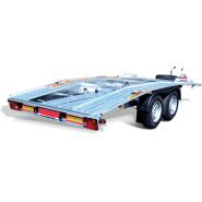 Remorque porte voiture-plateau - 4,50 X 2,00 M - 2700 KG - TA-NO SWISS 45.27_1