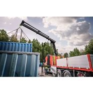 Grue auxiliaire HIAB X-CLX 288 - portée 11 m - 25,3 tm - commande manuelle et acier haute résistance_1