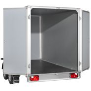 FW2700 - Remorque fourgon en bois Saris - 2700 kg - double essieu et freiné_1