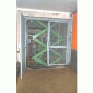 Monte-charge élévateur à ciseaux - Plateau 4500x1800mm - Charge admissible 4000kg - Hauteur de levée 6000mm_1