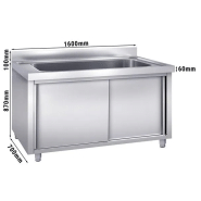 Plonge batterie 160x70cm sur meuble_1