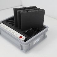 Valise classe mobile - ATESUM - roulettes d'angle, poignée télescopique et access point intégré pour WiFi_1