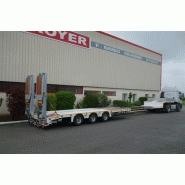 Semi-remorques porte-engins MAXTRAILER MAX100 extensible - 3 essieux SAF - freins tambours - véhicule neuf 9009_1