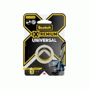 Adhésif de réparation SCOTCH Universal Extremium - Gris - Déchirable à la main - 3 m x 19 mm - Usage multi-usage et général_1