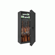 Armoire à armes FORMAT CAPRIOLO IV Classe 0 - Armoire à fusils (EN 1143-1) - Serrure biométrique empreinte digitale / Graphite RAL 7024_1