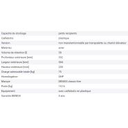 250689w - Bac de rétention en acier peint pour bidons Classic-Line - construction soudée, empilable, anti-corrosion_1