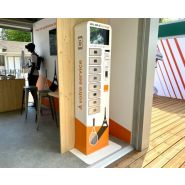 Borne de recharge sécurisée Touch 8 - 8 casiers pour smartphones, tablettes et petits appareils électroniques - Écran 15 pouces_1