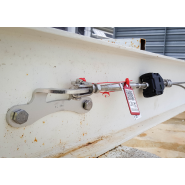 Ligne de vie en façade standard - dispositif d'ancrage horizontal conforme EN795:2012 classe C_1