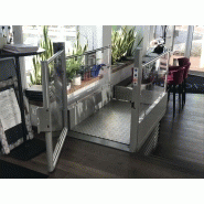 Plateforme PMR - Élévateur vertical adaptable intérieur/extérieur - Structure autoportante ou mur porteur_1