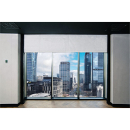 Rideau coupe-feu enroulable EI120 - Toile 15 mm de fibre de verre - Moteur 230 V - 4000×4000 mm max - 10 000 cycles_1