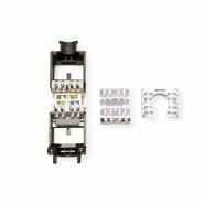 ROLINE Keystone Cat.6A (Classe EA), non blindé, sans outil, blanc_1