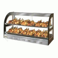 Vitrine chaude pour poulets avec tiroir à découper EX-SMC MCM_1