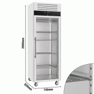 Armoire réfrigérée  positive Inox vitrée - GN 2/1 - 700 L | GGM_1